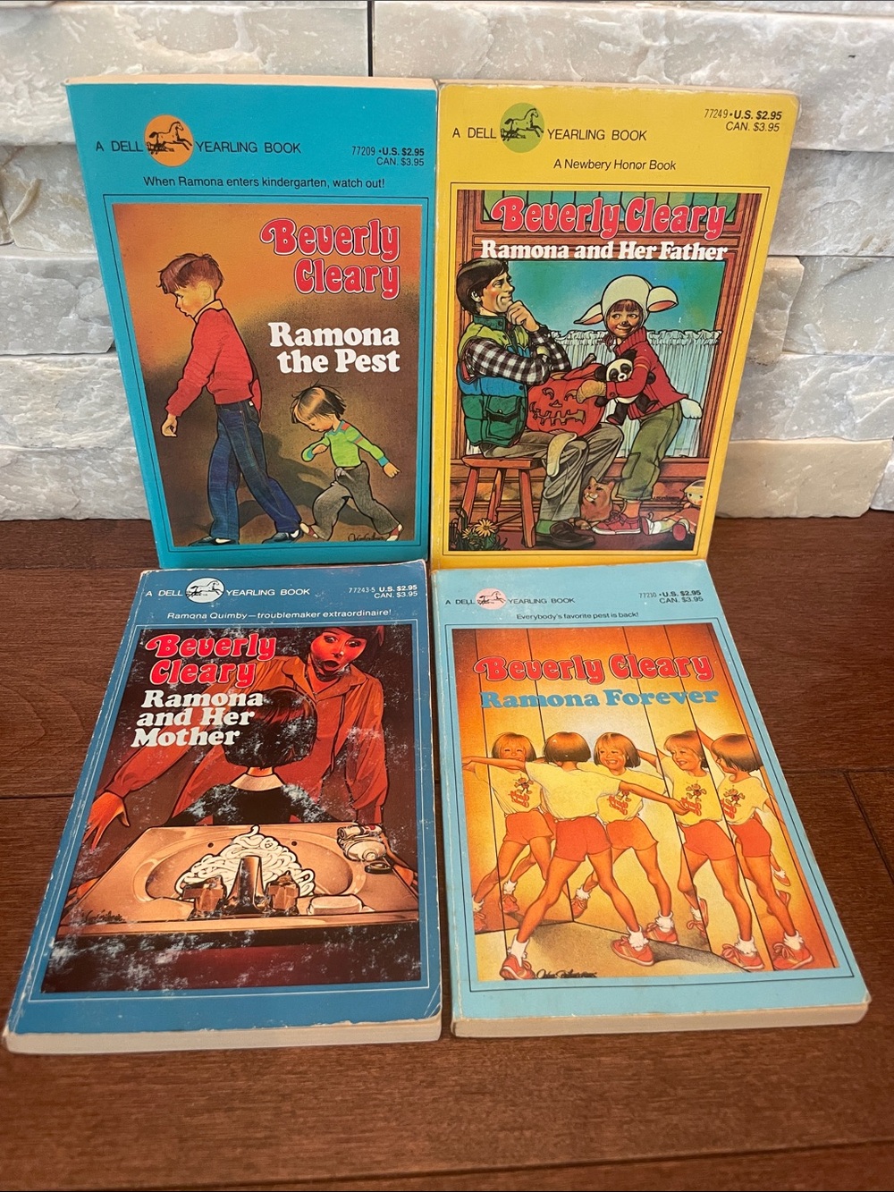 Beverly Cleary Ramona Paperback Book Lot - Multiple Titles - Bright Covers